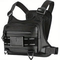 Sacoche de poitrine pour homme et femme, sac de course de haute qualité avec porte-téléphone, sac à dos tactique de course pour le sport et les activités de plein air