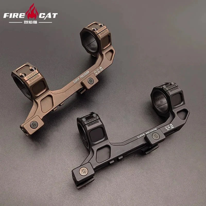 US Warehouse Tactical GEISSE Anneaux de montage pour lunette de visée de carabine Support cantilever pour lunette de visée 25,4 mm/30 mm Support AR15 pour rail 20 mm