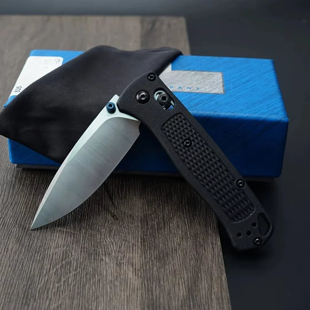 1 Stk. 535 Klappmesser, leichtes EDC-Taschenmesser mit Drop-Point-Klinge für Outdoor, Camping, Survival und den täglichen Gebrauch, Geschenk für Herren