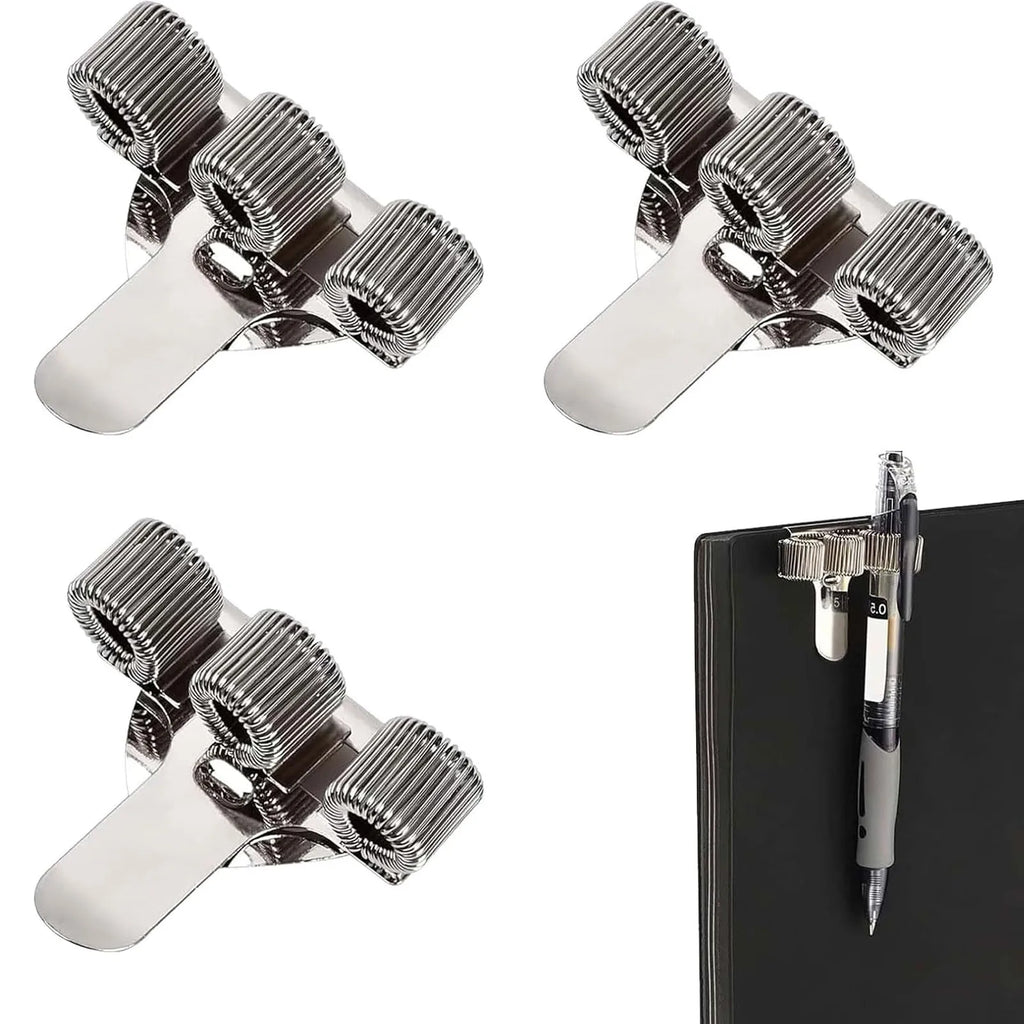 Metal Pen Pocket Clips, 3-Piece Set