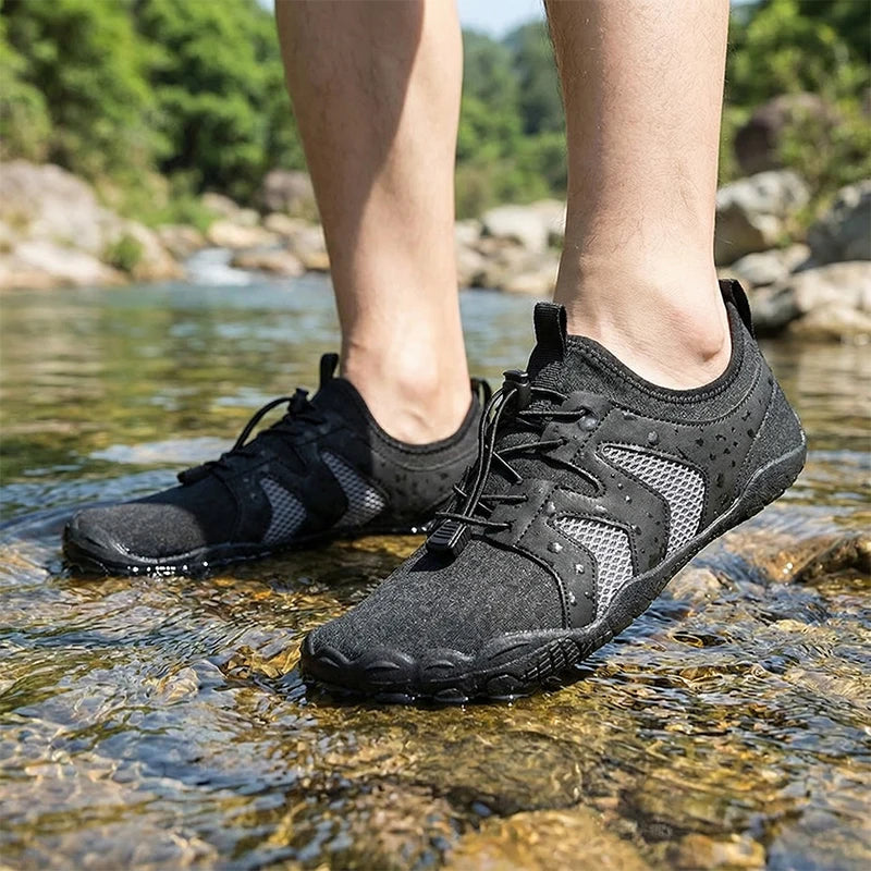 Unisex-Wasserschuhe, schnelltrocknend und rutschfest – Outdoor-Barfußschuhe für den Strand, Fitnessschuhe für Herren, atmungsaktive Aqua-Schuhe