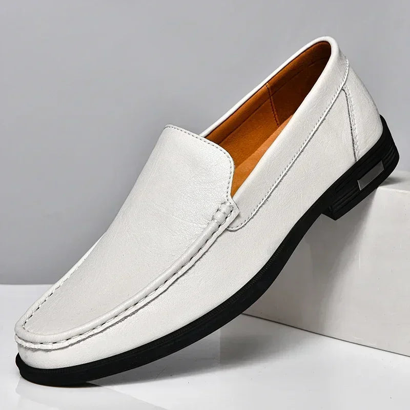 Chaussures Homme Cuir Slip on Bureau Homme Chaussures Formelles Mariage Soirée Chaussures Habillées Homme Respirantes Confortables Mocassins