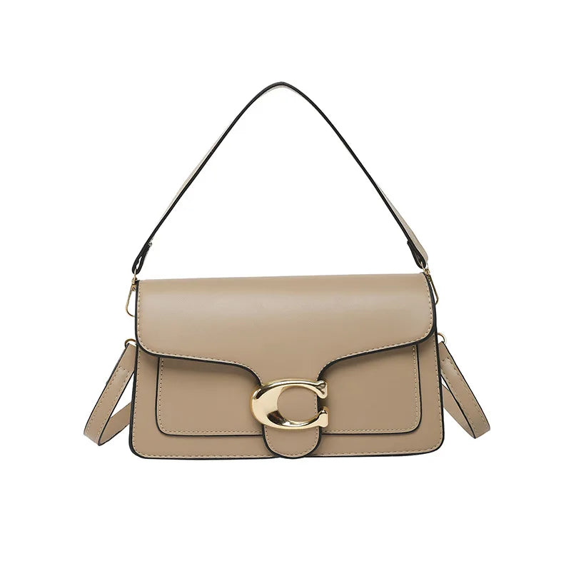 2026 New Niche Luxury Solid Color Tote Bag Vintage Minimalist Square Bag Fashion Versatile Crossbody Bag