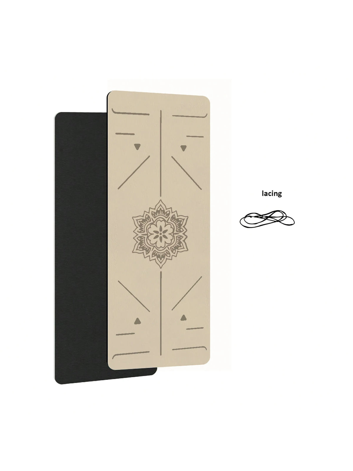 6 mm TPE Yoga Mat, 180 × 57 cm for Yoga and Pilates