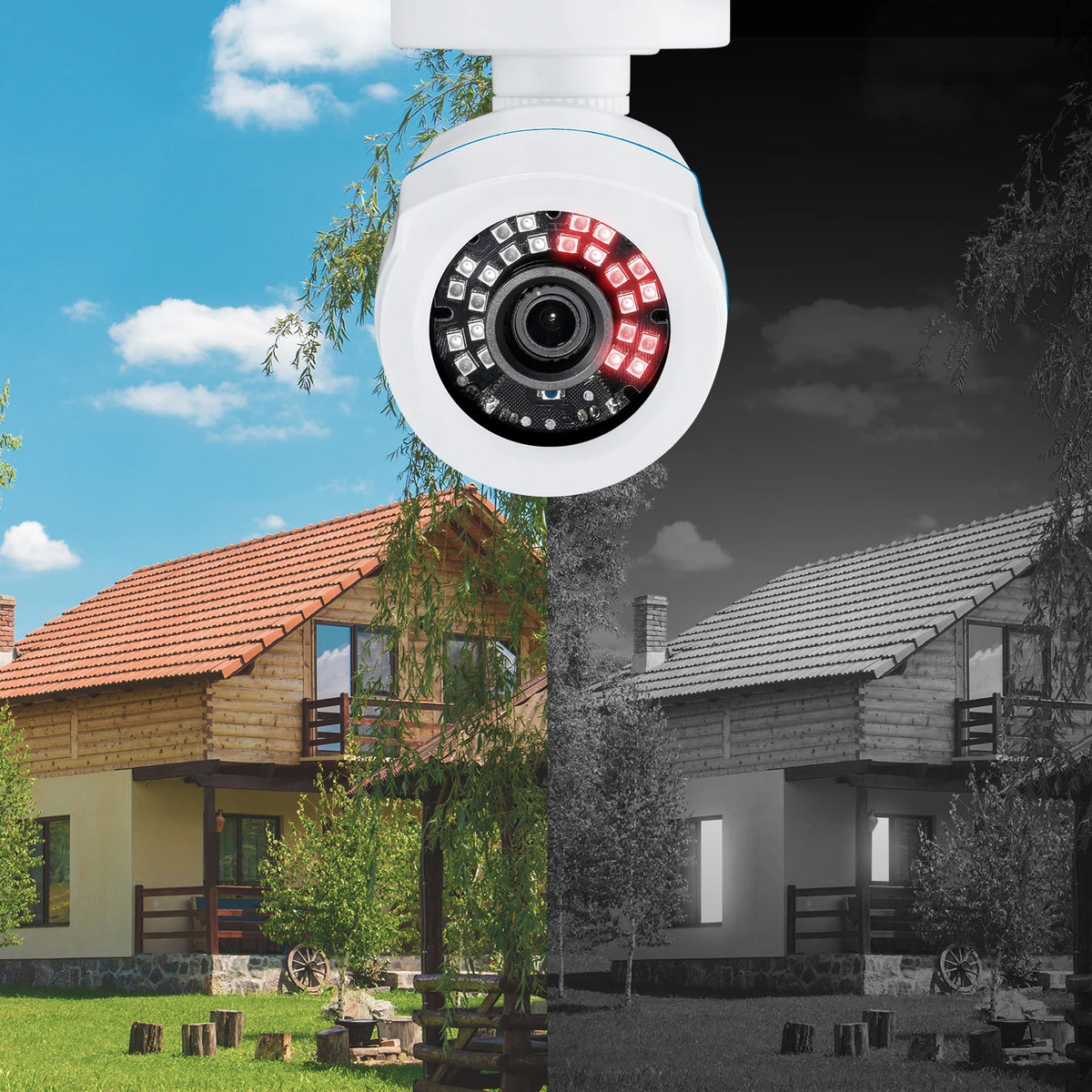 Cámara de seguridad CCTV ZOSI 2MP 1080P HD 4 en 1 AHD TVI CVI CVBS resistente a la intemperie para sistema de videovigilancia DVR para el hogar