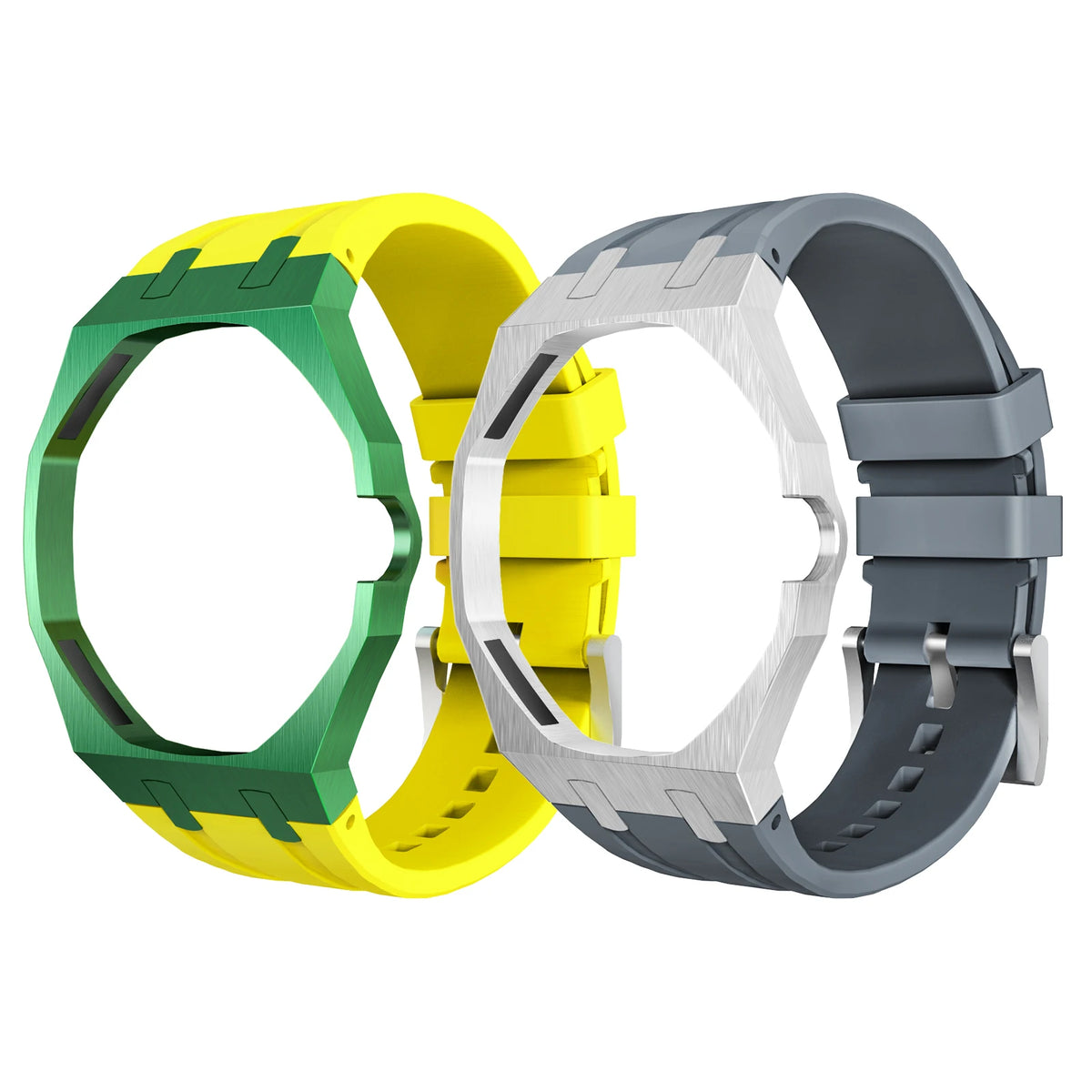 Aluminum Metal Case+Silicone Strap for Swatch X AP Royal Pop Pocket Watch Changer To Wristwatch Modification Accessories