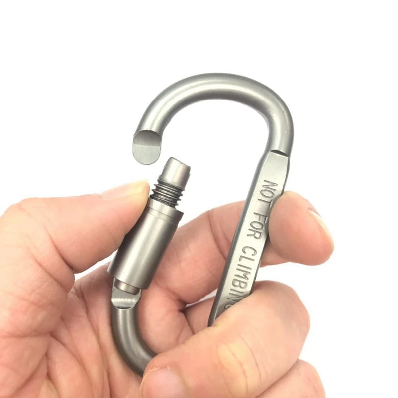 4-6PCS Carabiner Set For Key Camping Survival EDC Outdoor Keychain Clip Alloy Aluminum Tactical Caribiner Hook Karabiners