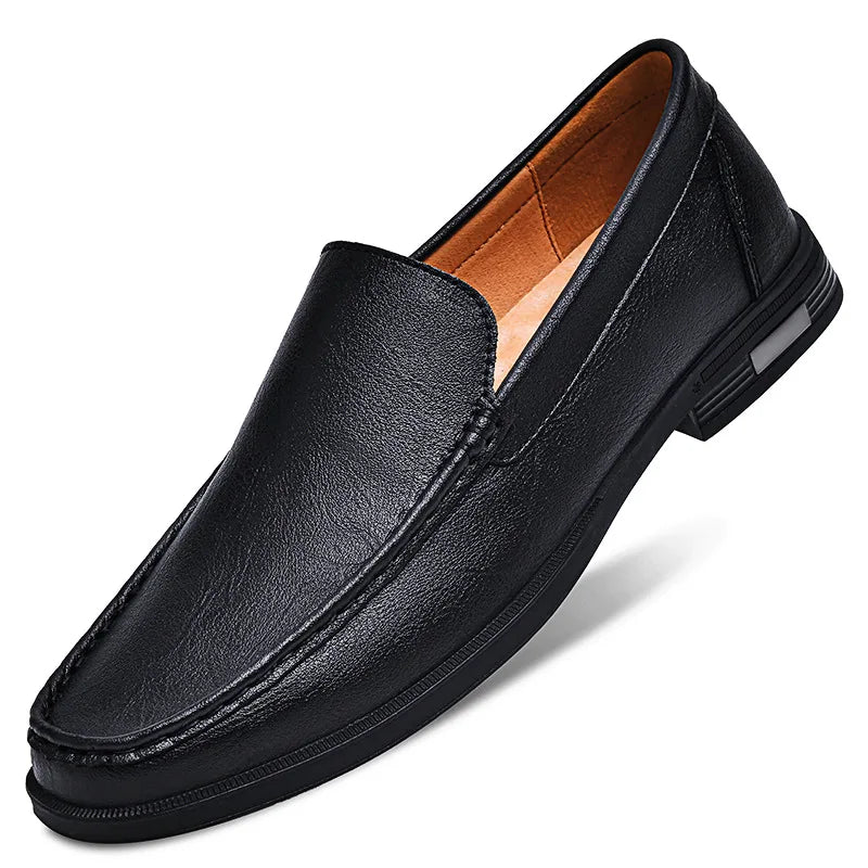 Leder Herrenschuhe Slipper Büro Business Schuhe Hochzeit Party Herren Anzugschuhe Atmungsaktiv Fahren Bequeme Slipper Mokassins