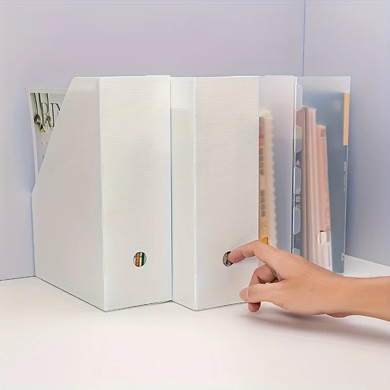 Plastic Desktop Book and File Organizer