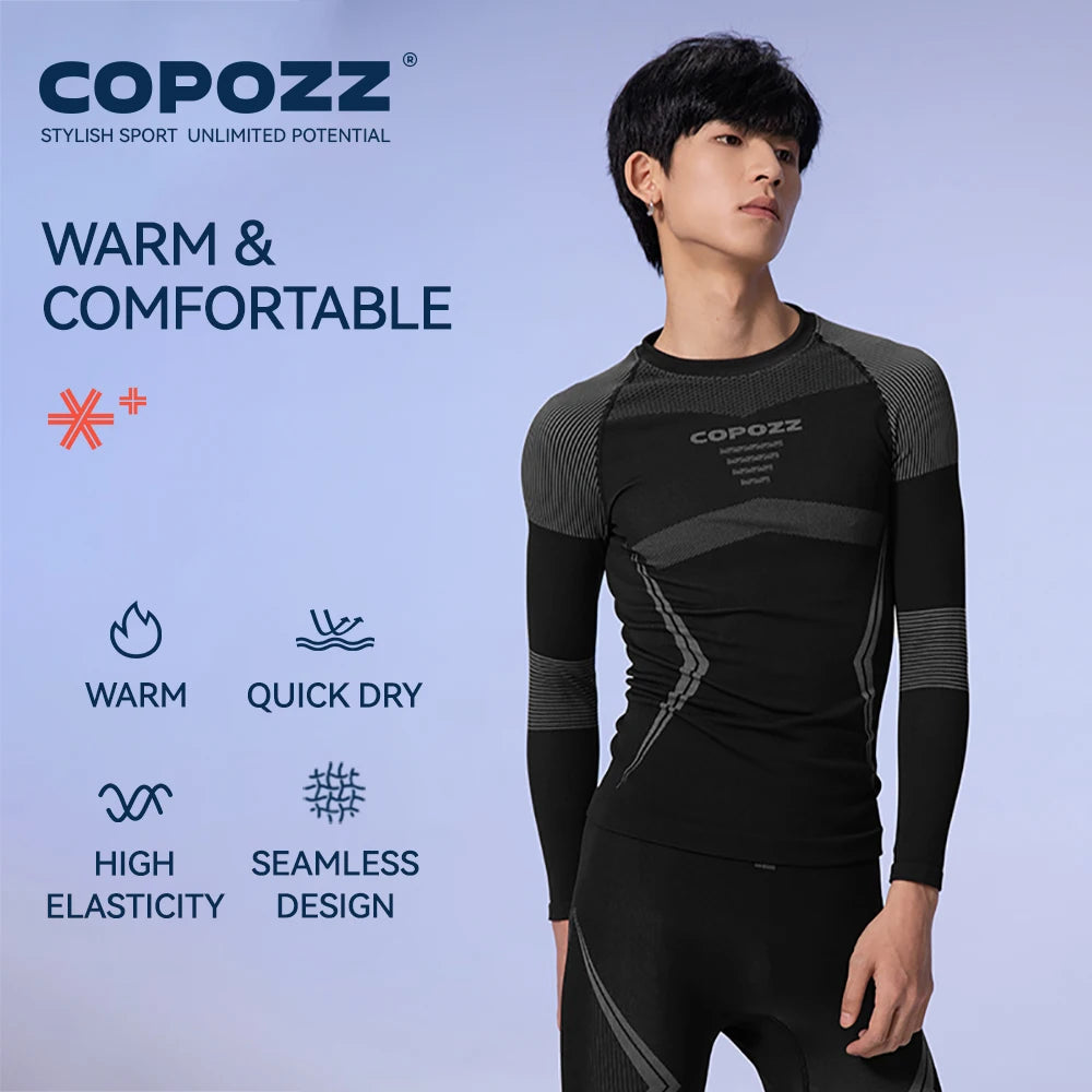 COPOZZ completo intimo sportivo, maglia e pantaloni
