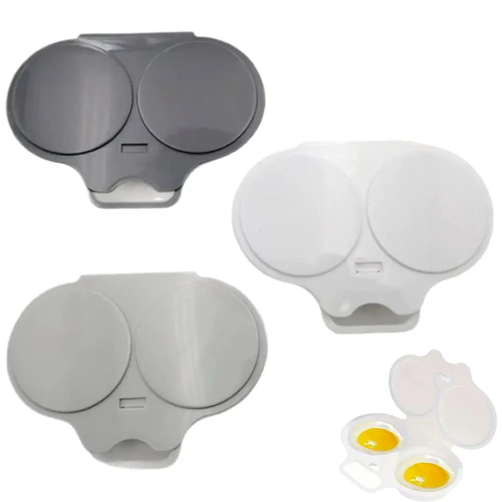 3pcs Food Grades Microwave Cooking Eggs Steamer Convenient Kitchen Cooking Mold Egg Poacher Kitchen Gadgets Fried Egg Tool