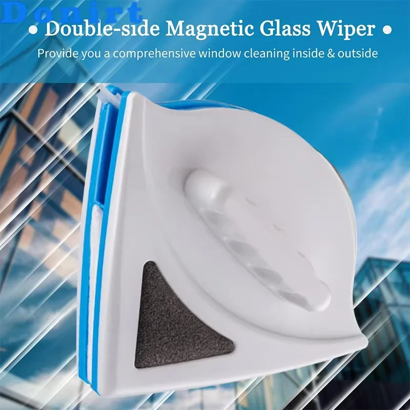 NUEVO Limpiacristales Magnético para Ventanas de Casa y Oficina Herramienta Automática de Descarga de Agua Limpiacristales de Doble Capa