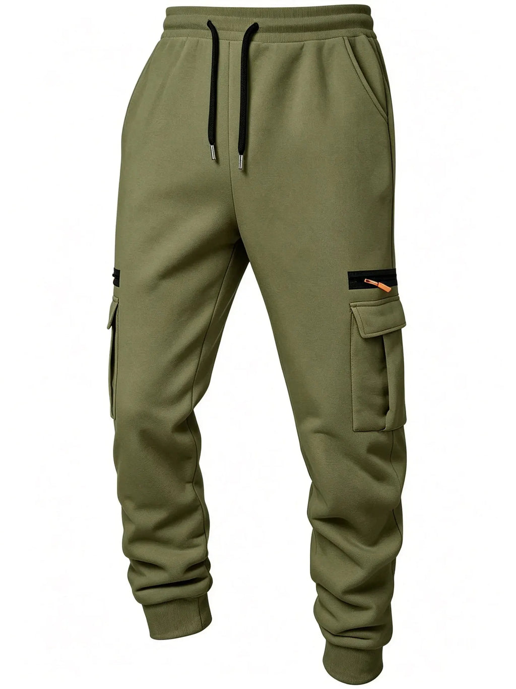 Pantaloni cargo uomo in poliestere con tasche