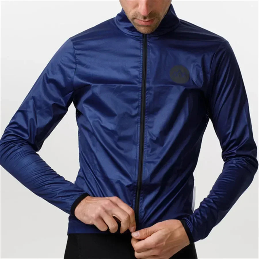 Candidates riding long -sleeved windproof and rainproof shirt men's jacket bike mtb uci jersey Sport Top cycling windproof vest