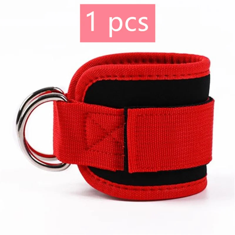 Adjustable Ankle Cuffs with Double D-Rings for Cable Training