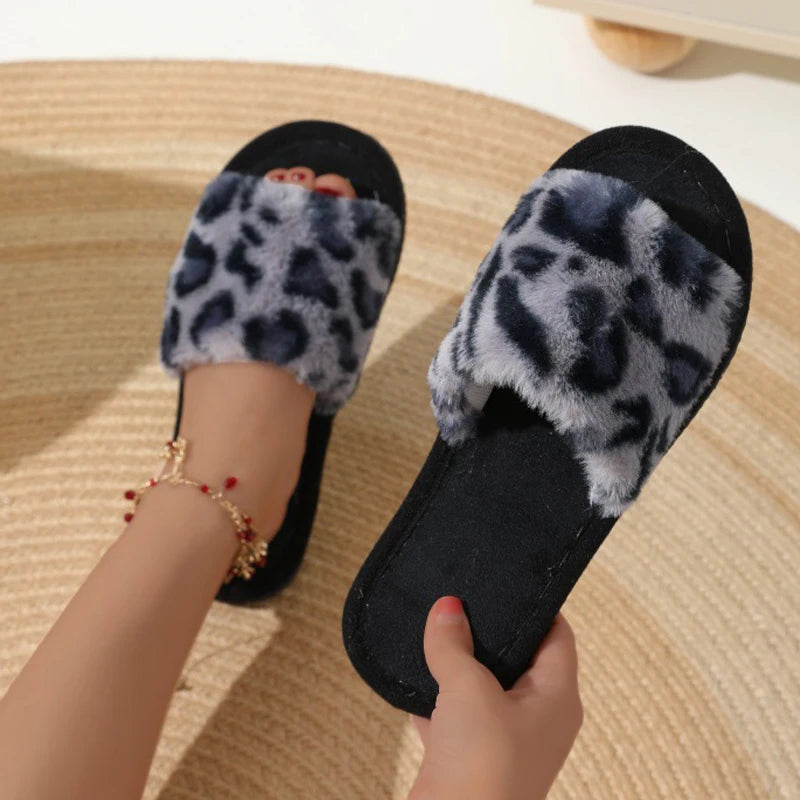 Chaussons mode femme en peluche de coton chauds, légers, en EVA, à semelle plate antidérapante, confortables, pour l’intérieur, automne-hiver