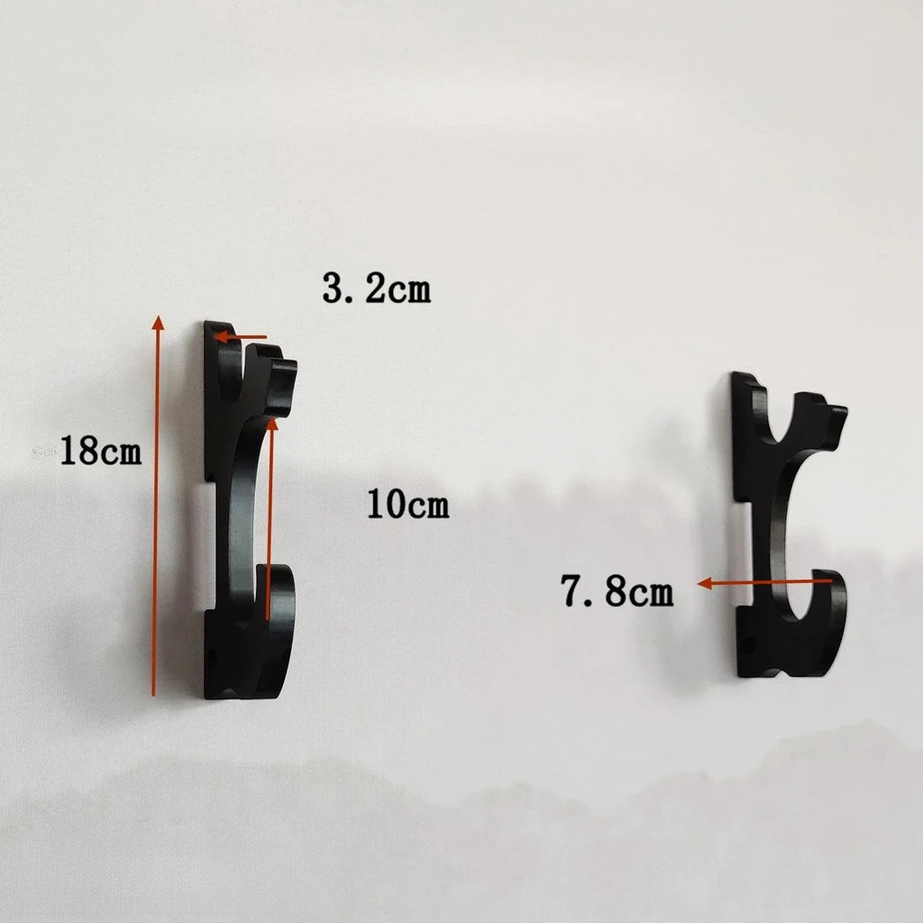 Supporto da parete per spada, mensola in legno, espositore per katana giapponese, sciabola da samurai, decorazione, porta fucile, rastrelliera per fucile di precisione, organizzatore per esposizione