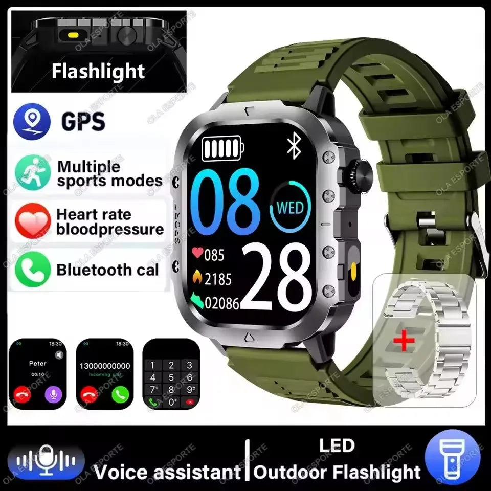 AMOLED Outdoor Smartwatch with Bluetooth Calling