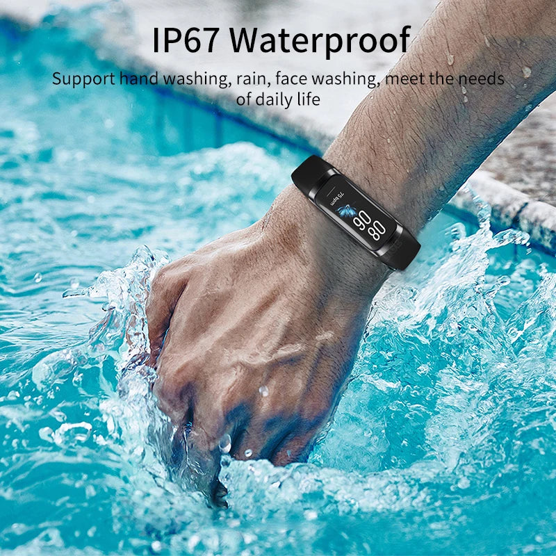 LIGE AMOLED Bluetooth Smartwatch
