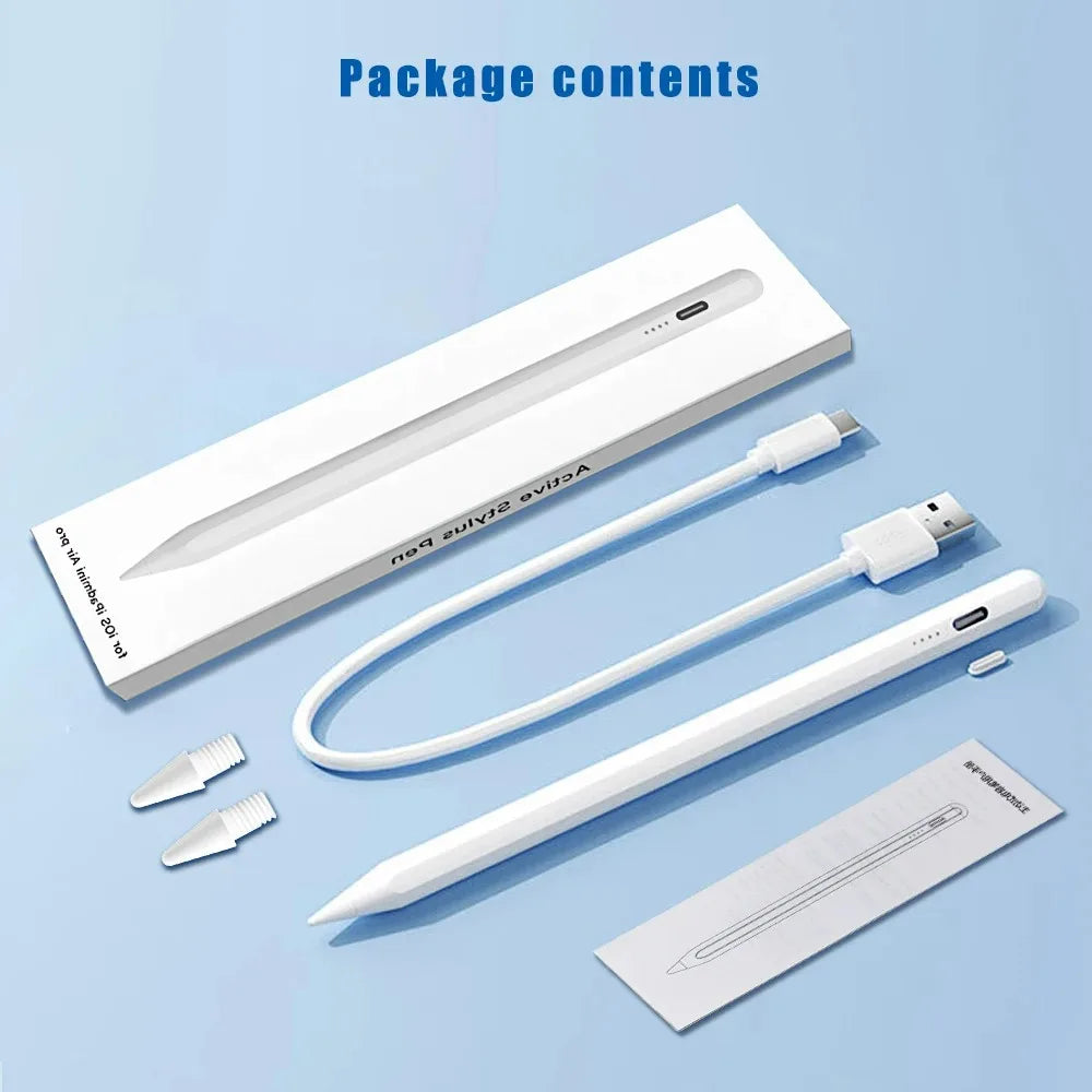 New Stylus Pen For Apple Pencil Palm Rejection For iPad 8/9/10/11th Gen A16 2025 Pro 11 12.9 13 M5 Air 11 M4 5 4 3 Mini 7 6 Pen