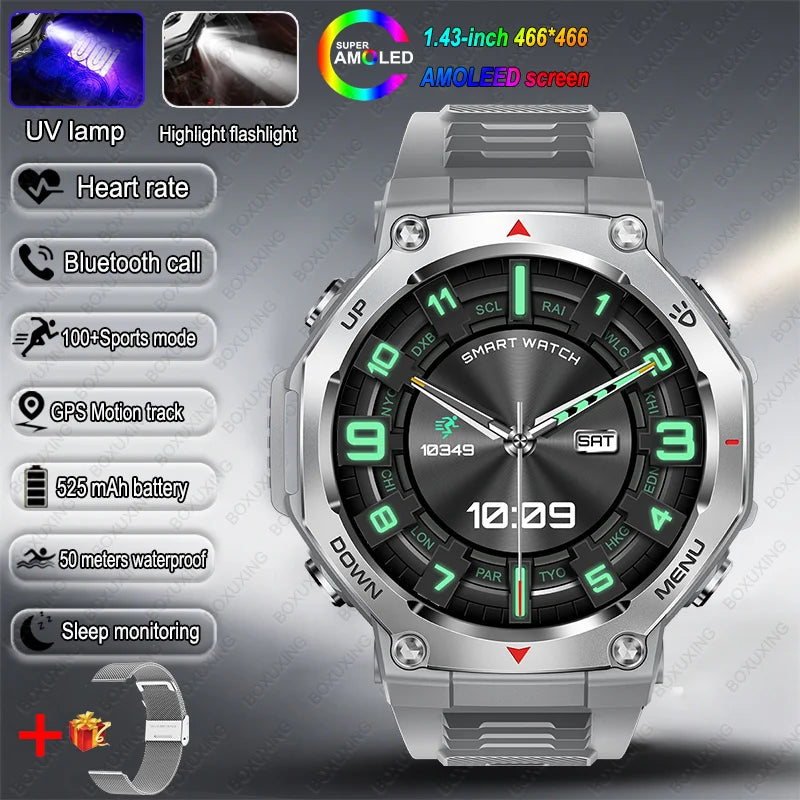 Bluetooth Calling Sports Smartwatch with 5 ATM Rating