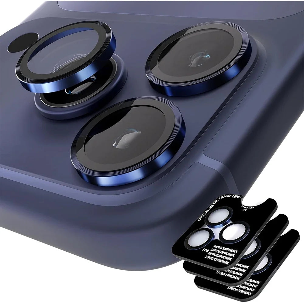 3Psc Camera Lens Protector Cover For iPhone 18 Pro Max 16 17 Pro Max 15 Plus 14 Plus 12 13 Mini Phone Protection Accessories
