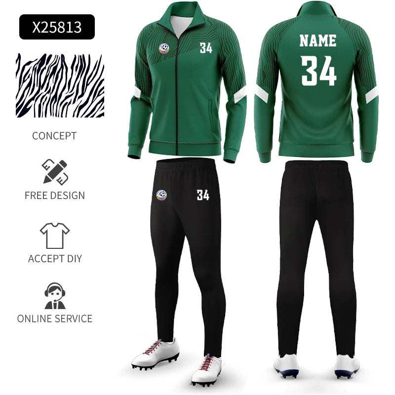 Completo sportivo uomo con zip X25819