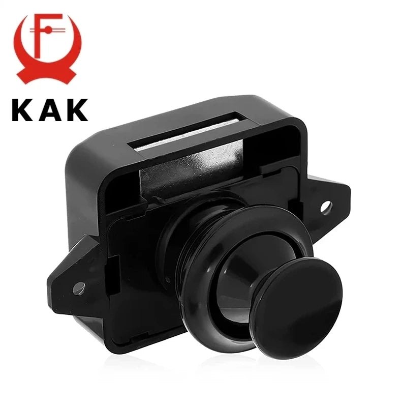 20 Packs KAK Camper Car Lock 20mm Push Lock for RV Yacht Furniture Door Hardware Cabinet Drawer Locks Handles Safety Kids Lock