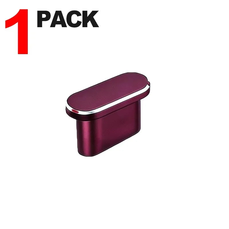1-5Pcs Metal USB Type C Dust Plug For iPhone 18 17 16 Pro Max Mobile Phone Type-C Charging Port Protector Cover Cap Stopper