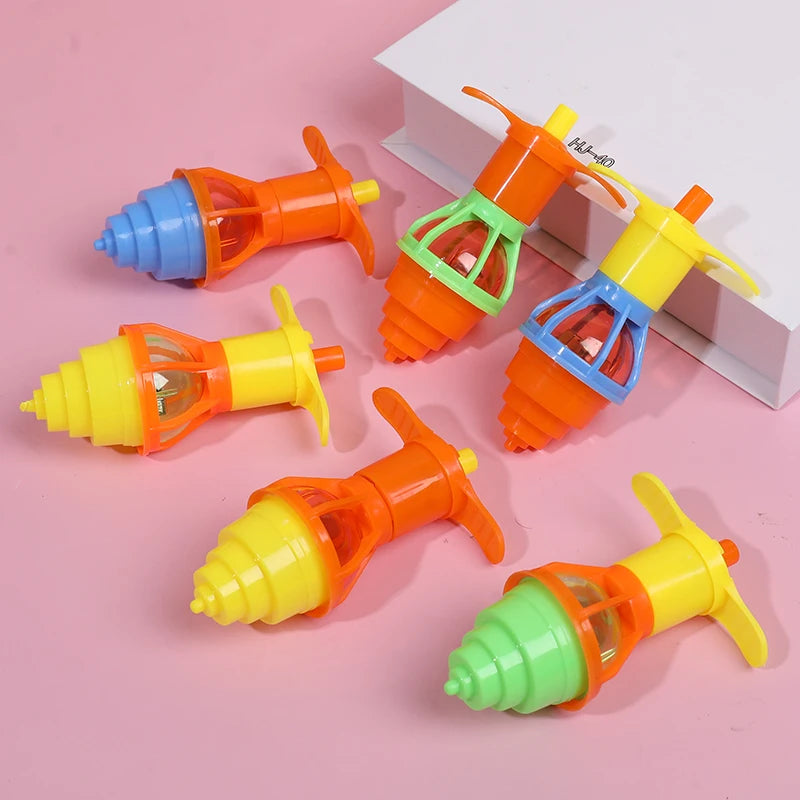 5/10/20 piezas de peonzas LED luminosas giratorias, juguetes para rellenar piñatas y detalles para fiestas de cumpleaños infantiles, regalos de Navidad para niños y niñas