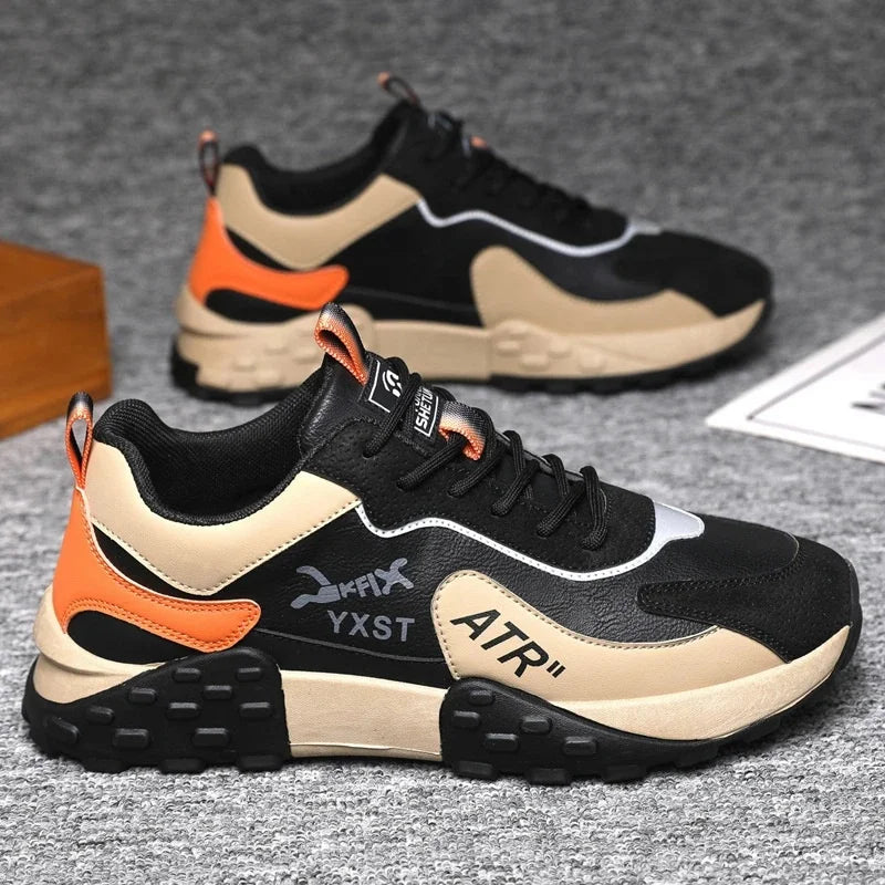 Men's Fashion Outdoor Lightweight Anti-slip Breathable Soft Bottom Wear-resistant Comfortable Sports Casual Running Shoes