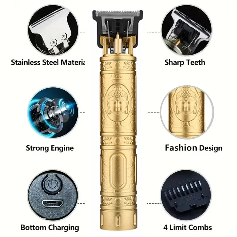 Rechargeable 5 W Hair Clipper and Beard Trimmer