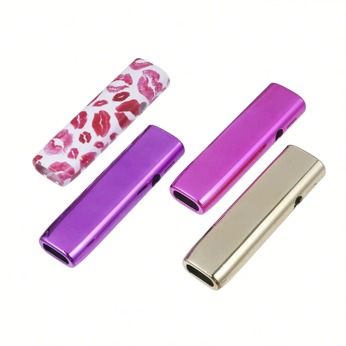 Funda Pure Color de labios besadores de madera para IQOS ILLUMA ONE, accesorios para caja de cigarrillos reemplazable, fundas rígidas de PC