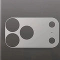 5pcs HD Transparent Matte Camera Protector for IPhone 18 17 Pro Max 18 17 Pro Full Cover Clear Backplate Lens Film Cap
