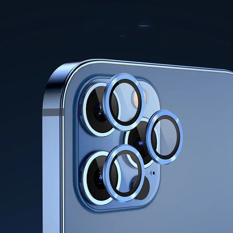2-3Pcs Deep Purple Camera Lens Protector For IPhone 18 17 16 Pro Max 14Pro IPhone 15 14 Plus Glass Protection Film Accessory