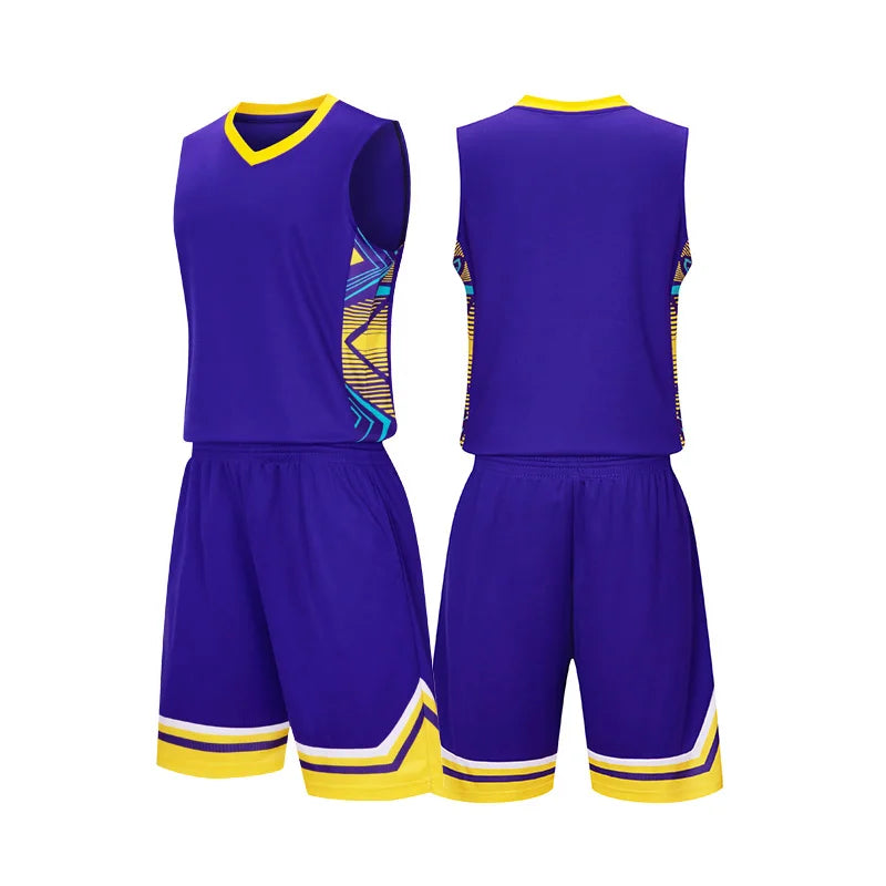 Adult Kid Basketball Jersey Youth Quick-drying Breathable Unisex Team Training Uniform Shirt Sportswear Child Tracksuit Outfit