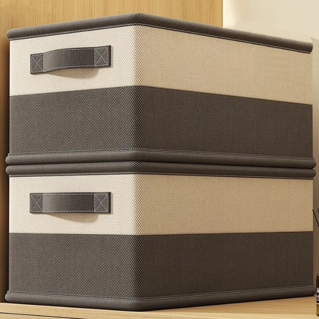 Caja de almacenamiento para el hogar para ropa de cama y ropa, organizador con compartimentos para debajo de la cama, ahorra espacio y organiza la ropa