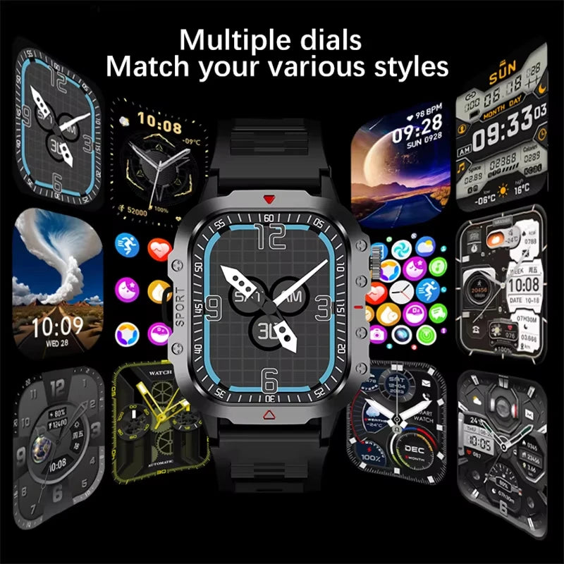 Smartwatch with Bluetooth calls, 2.01″ LCD display and LAXASFIT app