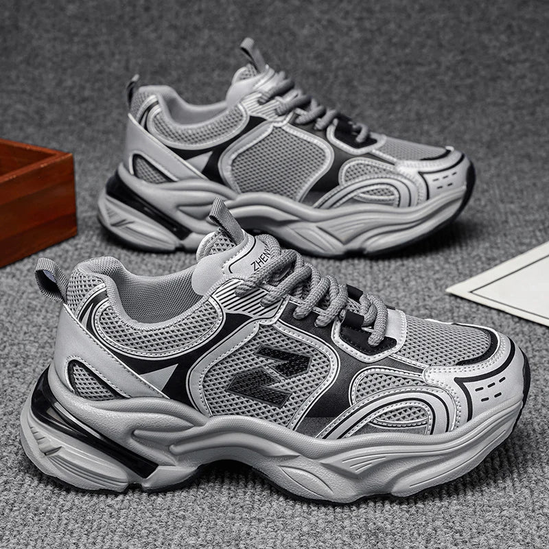 Men's casual sports shoes, breathable and comfortable, suitable for everyday wear, exercise, and other activities.