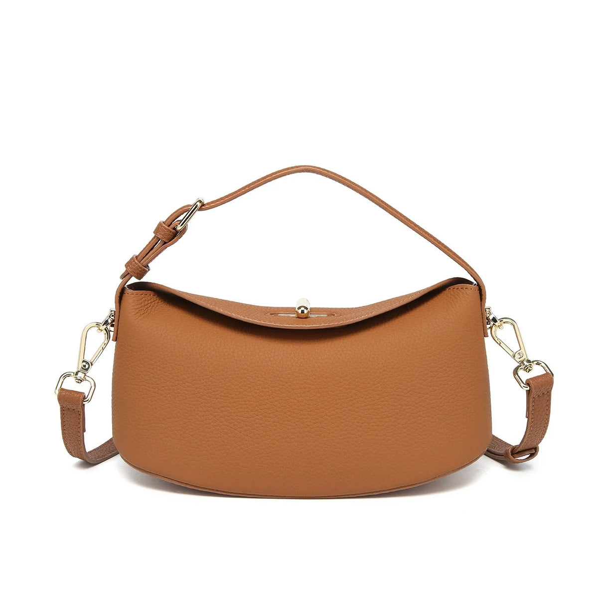 TOPHIGH New Genuine Leather Bucket Bag Simply Crossbody Bags For Women Luxury Designer Fashion Handbag Ladies Shoulder Purse Bag