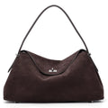 Suede Genuine Leather Women's Bag 2026 Luxury Brand Handbag Totes With Adjustable Shoulder Strap Large Capacity Crossbody Bags