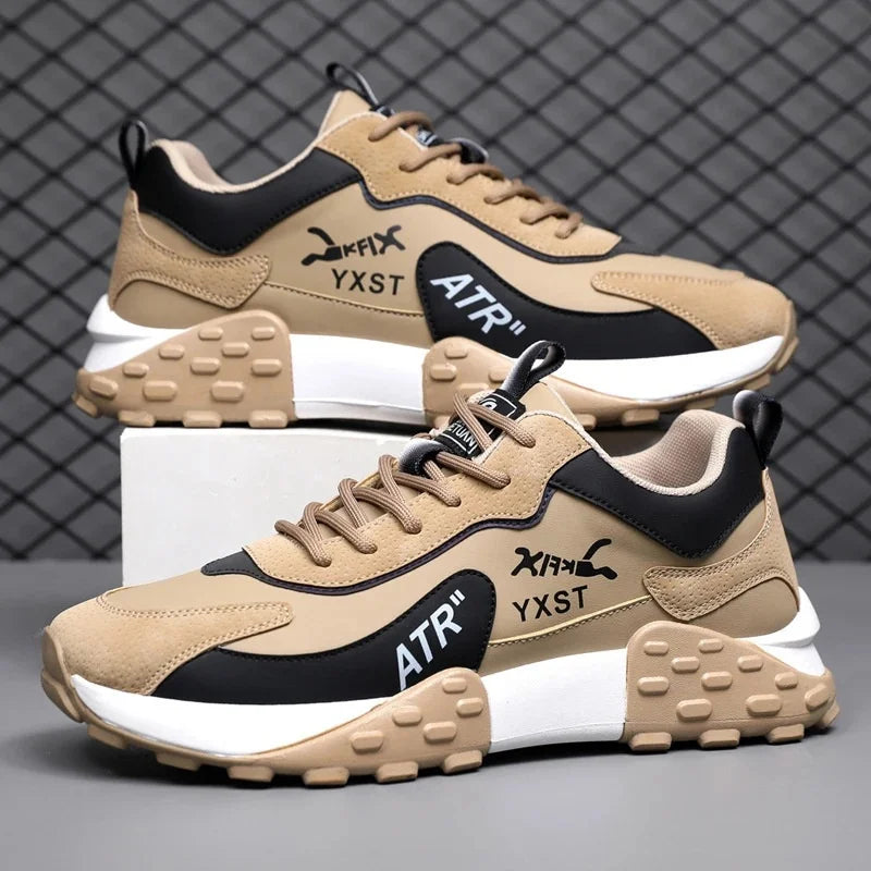 Men's Fashion Outdoor Lightweight Anti-slip Breathable Soft Bottom Wear-resistant Comfortable Sports Casual Running Shoes
