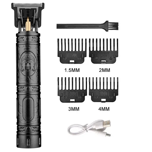 Carving Haarschneider Professionelle Haarschneidemaschine Friseurbetrieb Wiederaufladbarer Haartrimmer Metall-Haarschneidemaschine Haarschneider für Herren