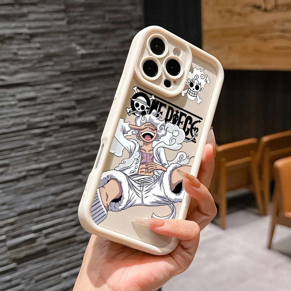 Luffys Nika Wanted Phone Case for Apple iPhone 18 17 Air 16 16e 15 14 Plus 13 12 11 Pro Max X Xs XR Soft TPU Cover