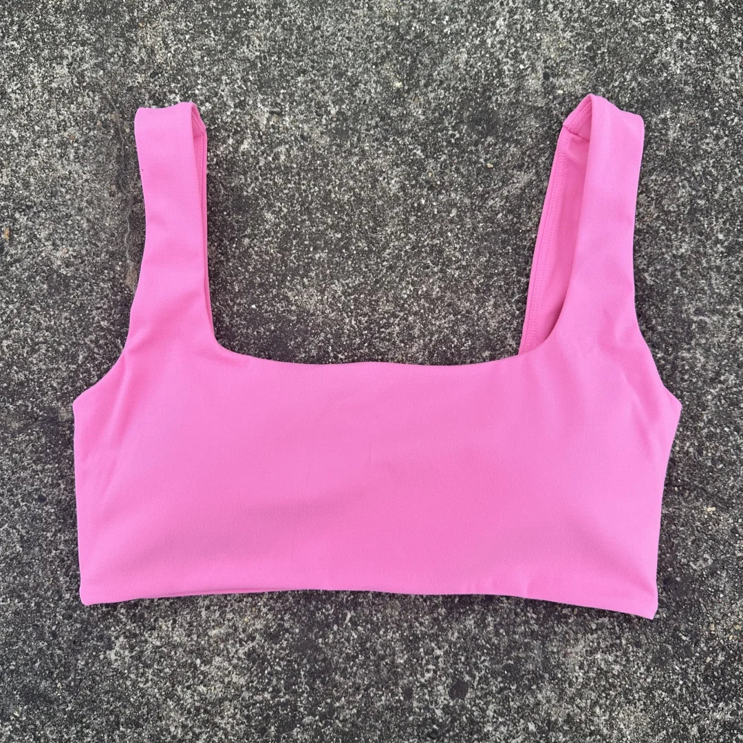Women’s Nylon and Spandex Sports Bra for Yoga and Fitness
